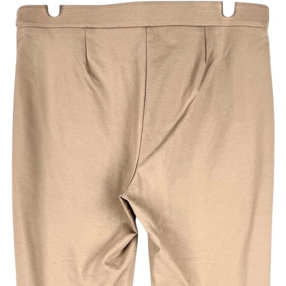 89th+Madison Women's Pull-on Elastic Waistband Stretch Mid Rise Tan Pants Size L - Picture 4 of 9
